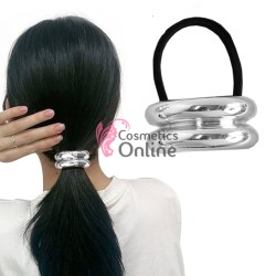 Inel pentru prins parul din metal model DMX01EE Argintiu